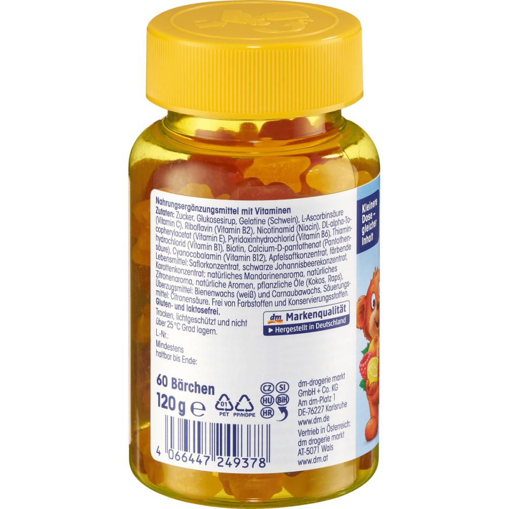 DM Mivolis Dětský multivitamin ve tvaru medvídků 60 ks