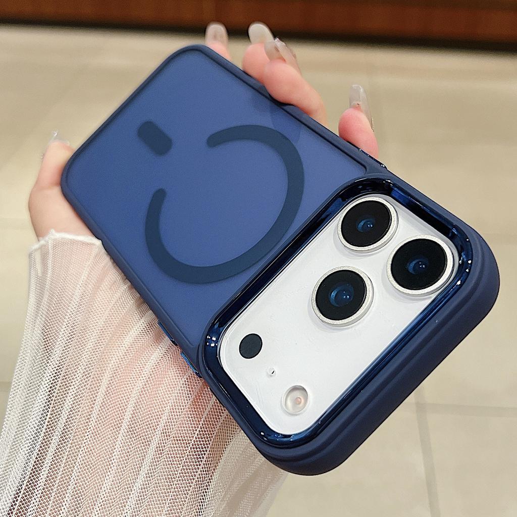 IPhone18PROMAX Skin Matte Magnetic Mobile Phone Case Apple 17 Electroplated Frame Hard Protective Case