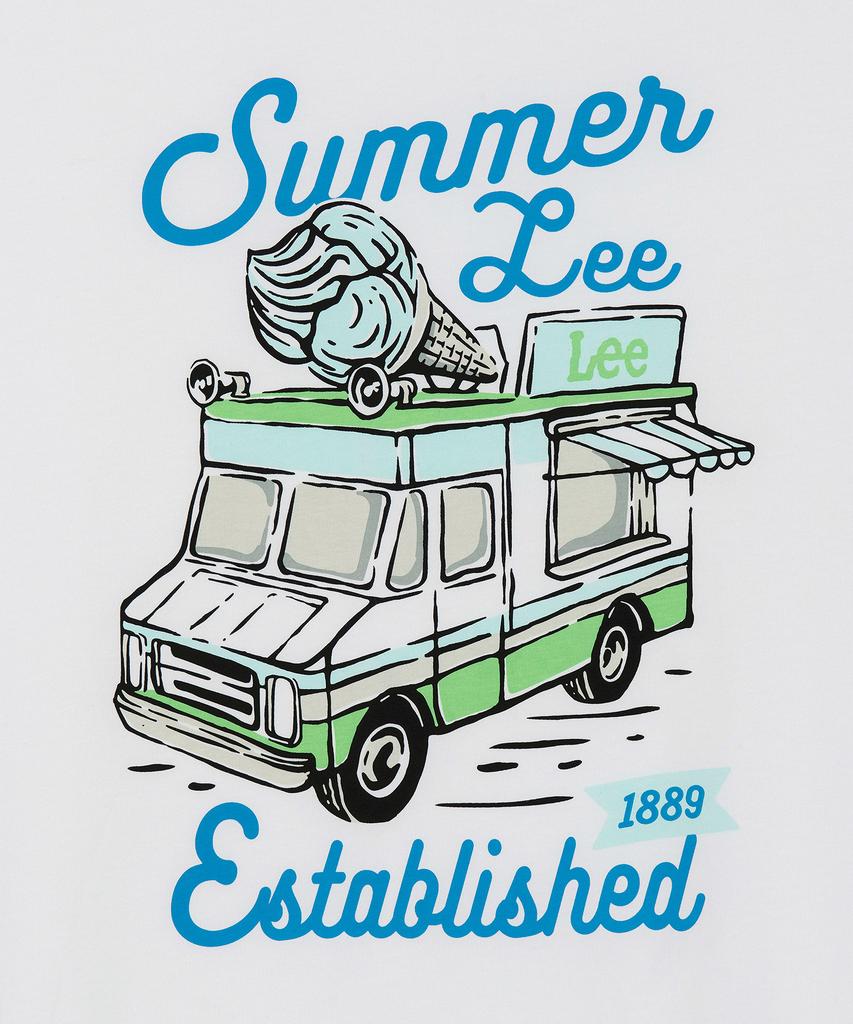 LEE Summer Lee Riders Graphic T-Shirt White
