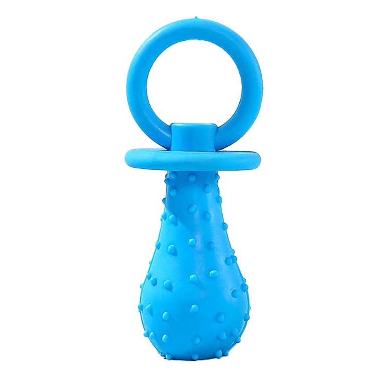 Bite-Resistant Teething Toys for Small Breed Puppies: Rubber Ball & Teddy Chew Set