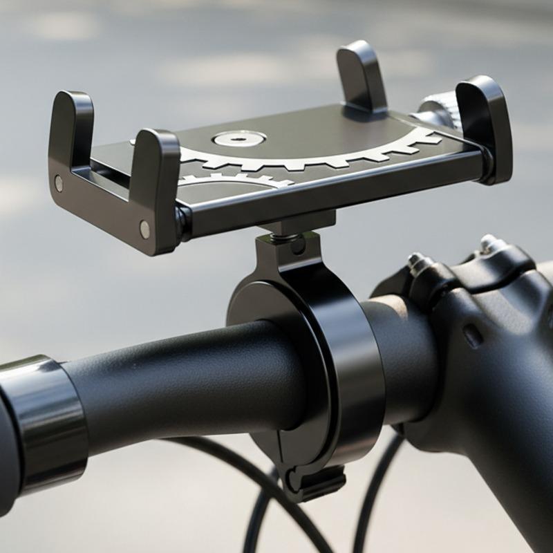 Aluminum Alloy Motorcycle Phone Mount Universal Shockproof Bicycle Gps Holder Handlebar Bracket For Road Cycling Accessories