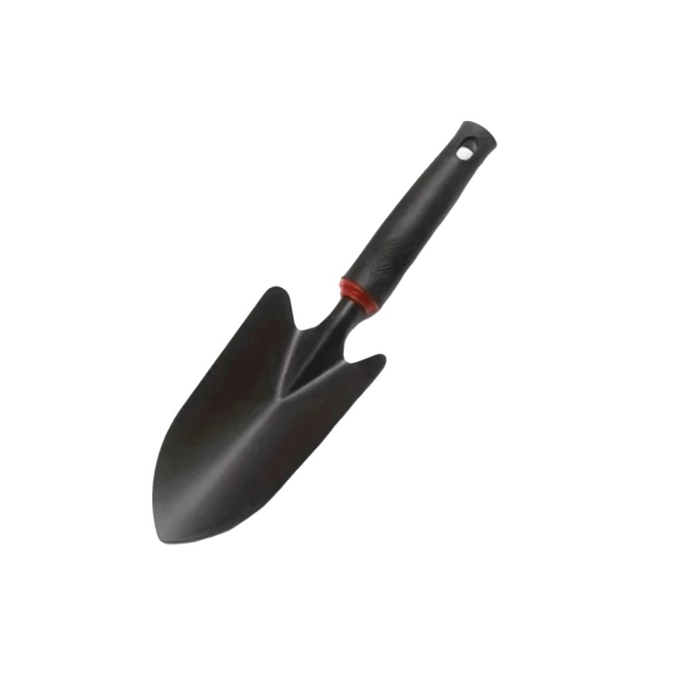 Multifunctional Small Digging Soil Shovel Black Handle Planting Tool Durable Garden Trowel Garden