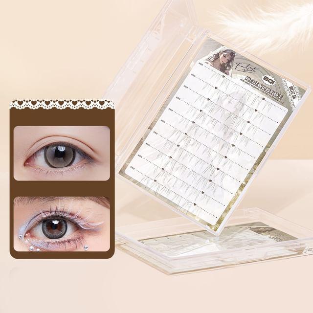 Stapi - White Glue-free Multipack False Eyelashes Cluster White - One Size