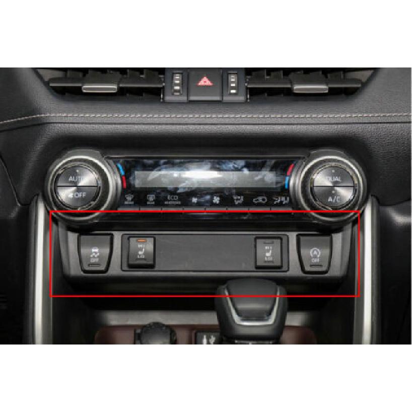 Cover Trim 1PCS Red ABS Central Seat Heating Button For Toyota RAV4 - DX