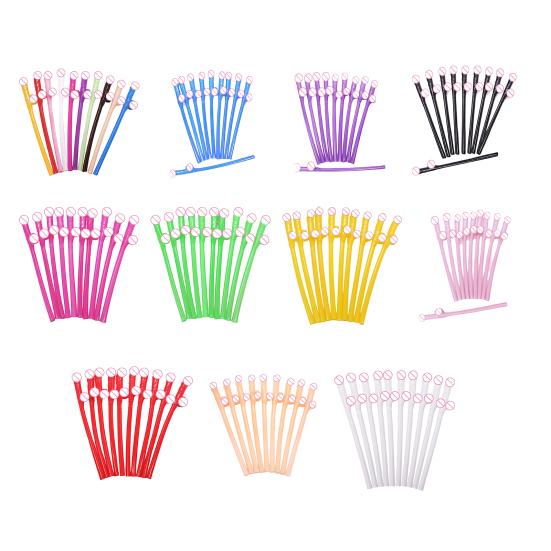 Bar Drink Straws Disposable Night Decor Durable Great Bachelorette Wedding Hen Supplies Straw for Festival