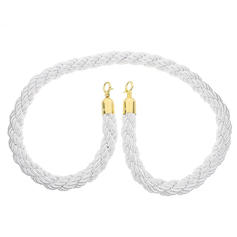 Crowd Control Rope Barrier 1M Design For Event Queue Management Stanchion Hook Dividers Indoor Outdoor Use