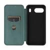 For OnePlus Nord 4 Case Carbon Fiber Texture Drop-Proof PU Leather Phone Cover