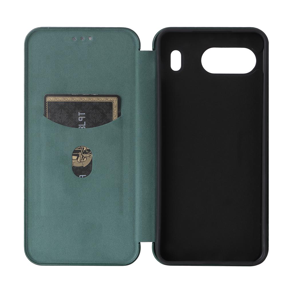 For OnePlus Nord 4 Case Carbon Fiber Texture Drop-Proof PU Leather Phone Cover