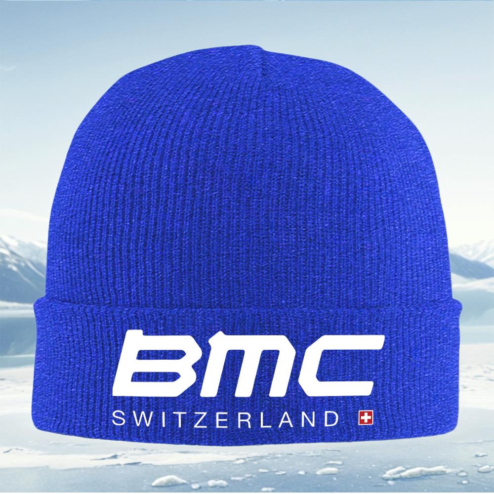 White BMC Bold Letters and Text Unisex Women Unisex Knitted Hat Beanie Pullover Cap Winter Thermal Warm Christmas Outdoor Cycling H