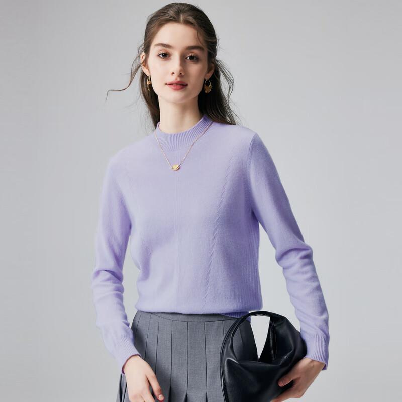 

Women s Cashmere Mock Neck Sweater L