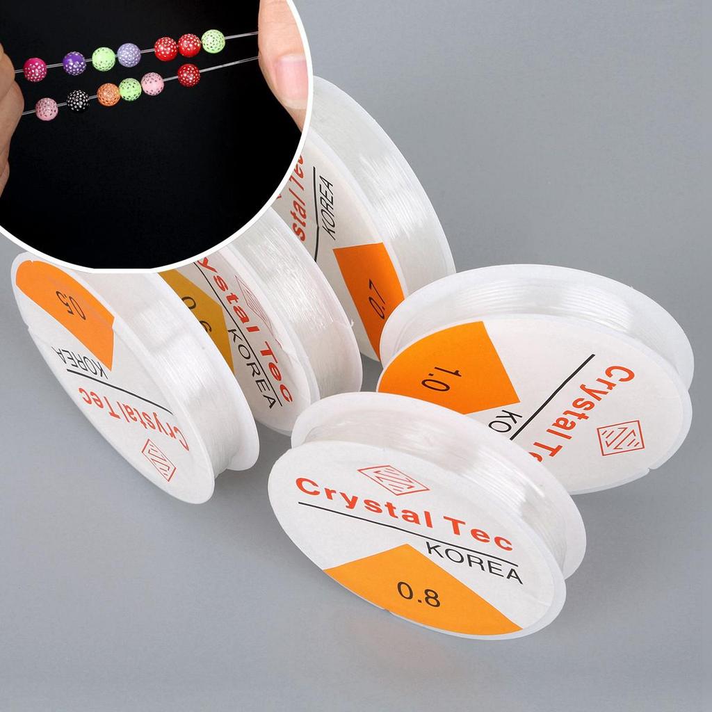 Elastic Crystal Thread for Beading, DIY Jewelry Stringing, Beadwork Accessories.