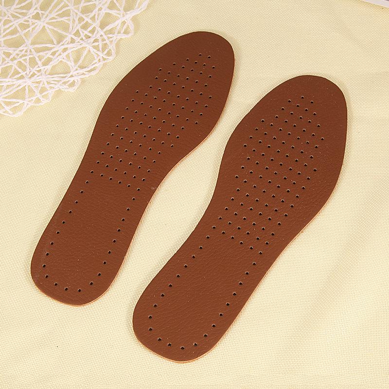 Summer Kangyue Double Layer Leather Insole: Sweat-Absorbing, Breathable, Odor-Resistant Men's and Women's Style.