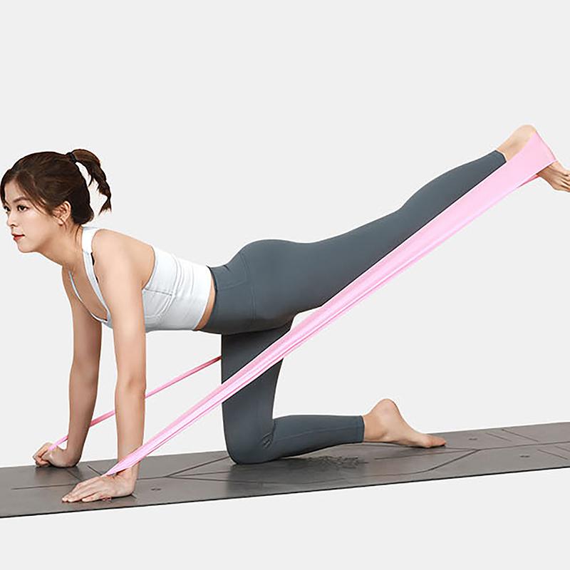 Yoga Elastische Bänder Tragbar Pilates Hüftkreis Expander Bänder Latex Spannung Fitness Familie Krafttraining Widerstandsband Hohe Qualität
