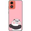 Caes for Motorola Moto G04 Black luxury Back Silicon Cover on MotoG04 Full protection shockproof bumper