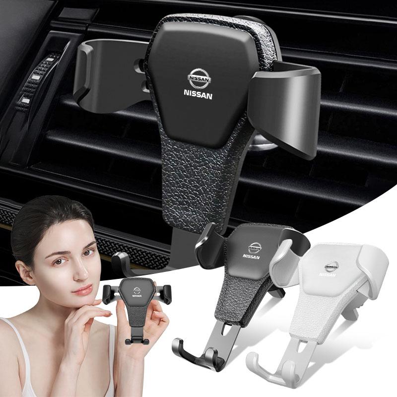 1PCS Car GPS Bracket Gravity Type Mobile Phone Holder Car Goods For Nissan GTR X-trail Tiida Qashqai J10 J11 Leaf Kicks Versa