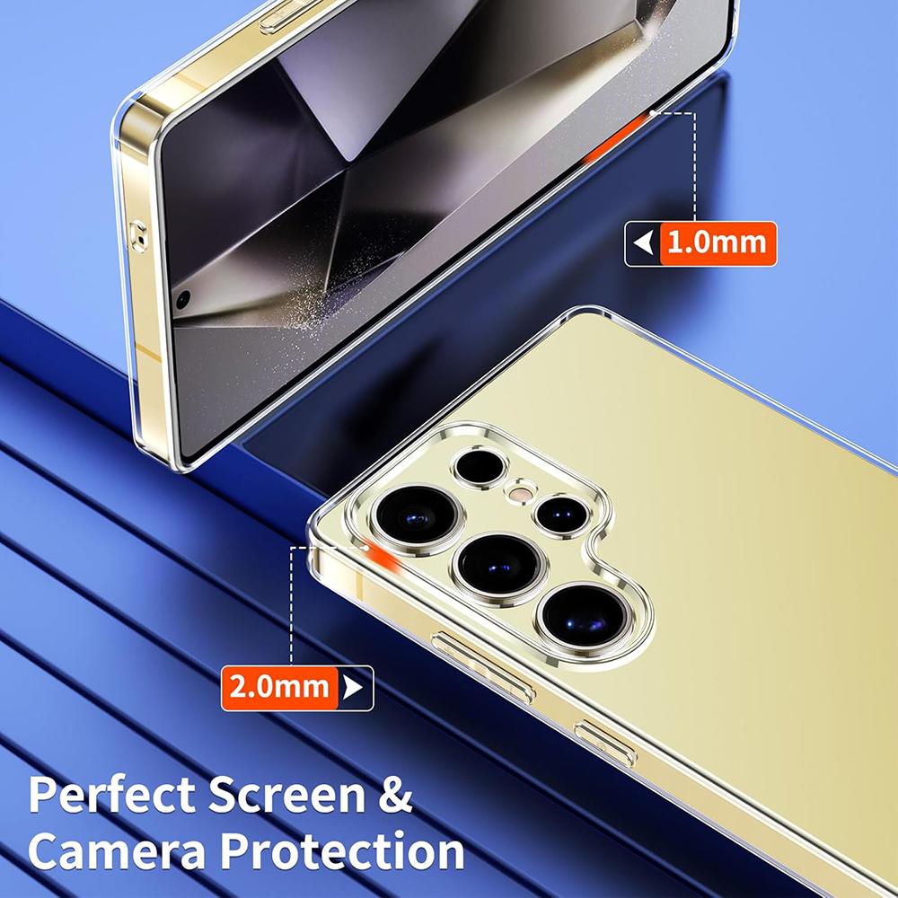 Ultra-Thin Silicone Soft Case For Samsung Galaxy S25 Ultra Clear Back Cover S24 S23 S22 S21 Ultra FE Plus Transparent Slim Shell