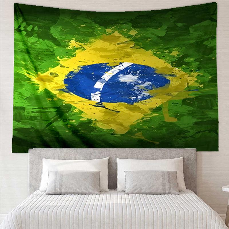 1PC Brazil Artwork Printed Tapestry Room Decoration Wall Hanging for Living Room Bedroom, dormitory, Birthday and Christmas gifts