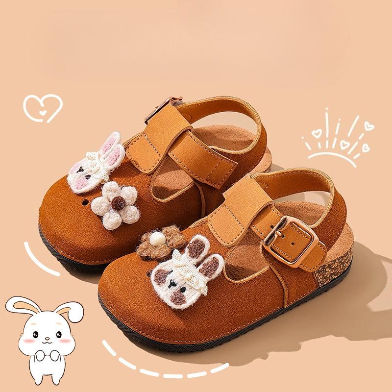 New Cartoon Shoes - Boys and Girls Sandals 23 коричневый