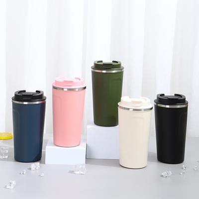 Portable Smart Thermos Cup Simple Temperature Measurement Double-layer Outdoor Stainless Steel Cup True Air-proof Water Cup Coffee Cup