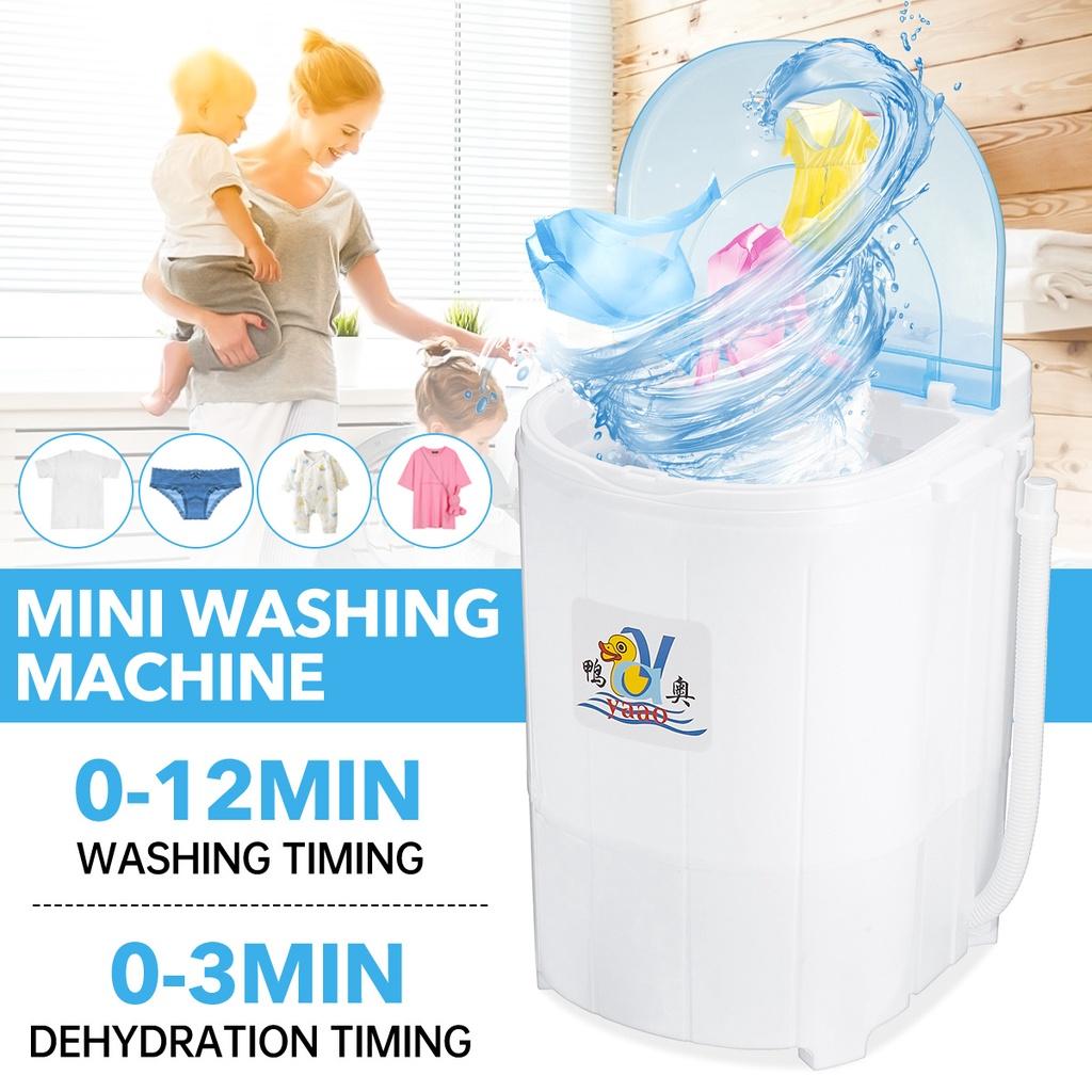 225W 3kg Přenosná Automatická Mini Pračka Na Praní Ponožek Spodního Prádla Prádla Čisticí Stroj Kbelík Malá Pračka