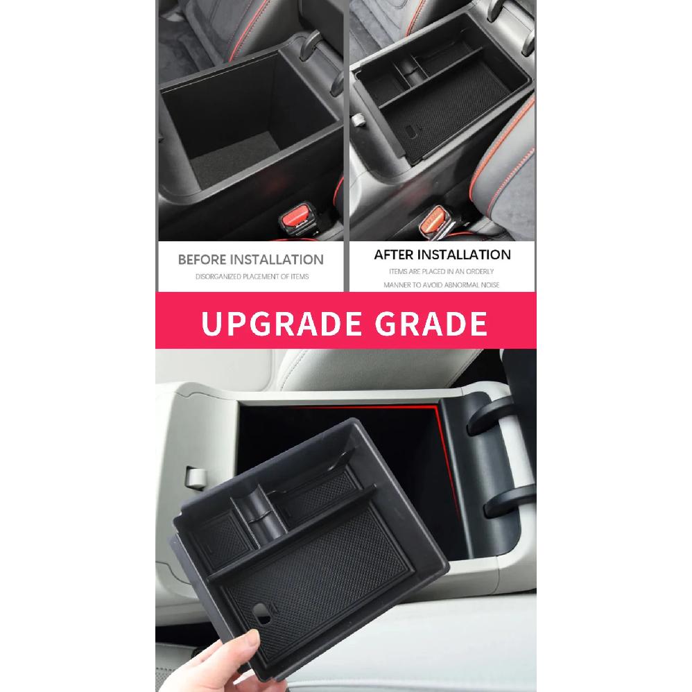 For Hyundai Tucson NX4 2021-2023 ABS Car Center Console Armrest Box Storage Tray Holder Organizer Container Accessories