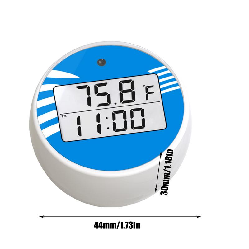 Schwimmende Thermometer für Eisbad Wasserdichte Schwimmende Thermometer Bad Pool Thermometer LED-Anzeige Eisbad Kaltes Bad
