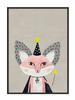 Obraz Plakat W Ramie A4 Cm Lisek Pd276