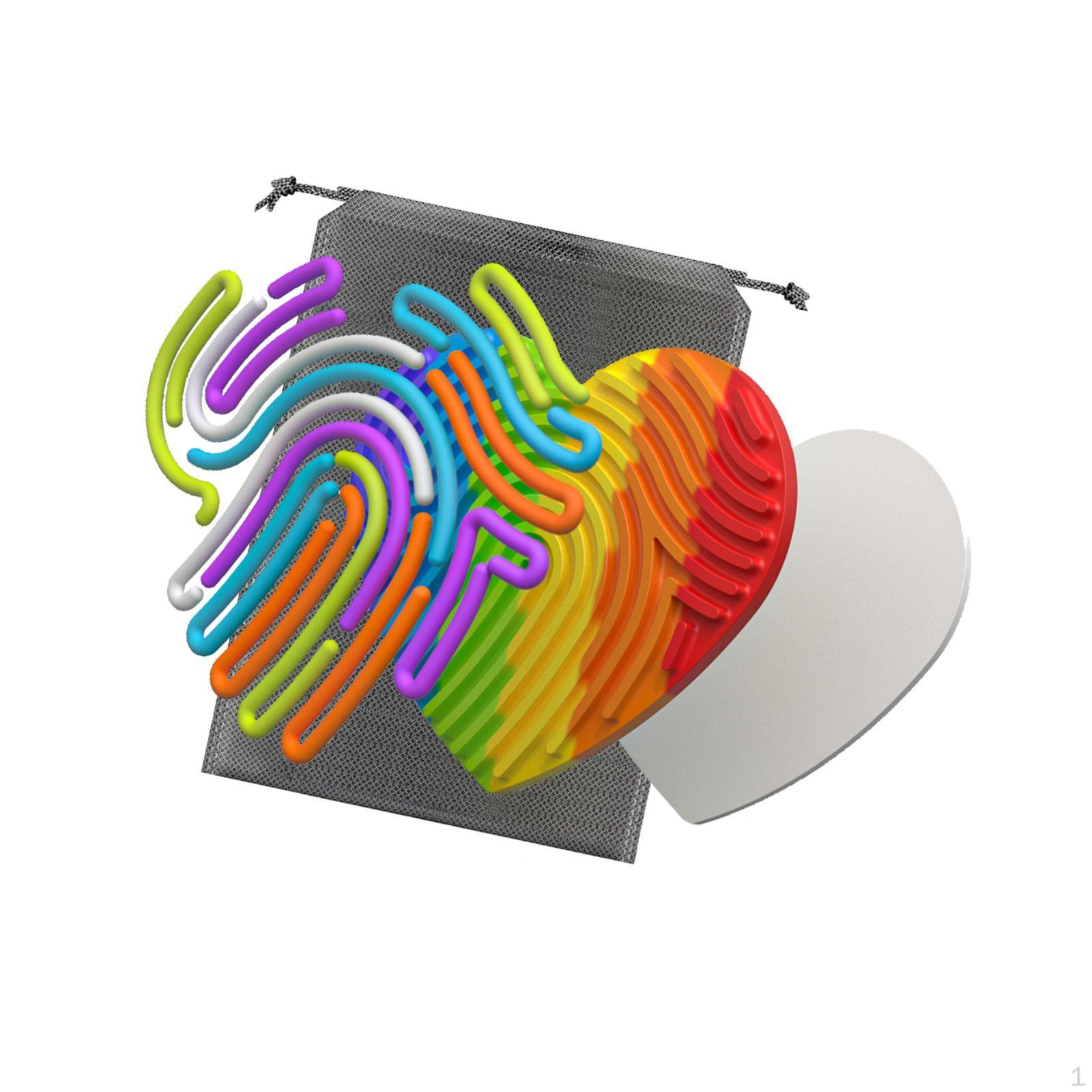 

Сенсорная доска для развития активности, игрушка-фиджет, портативная дорожная сумка, координация, 13 струн heart