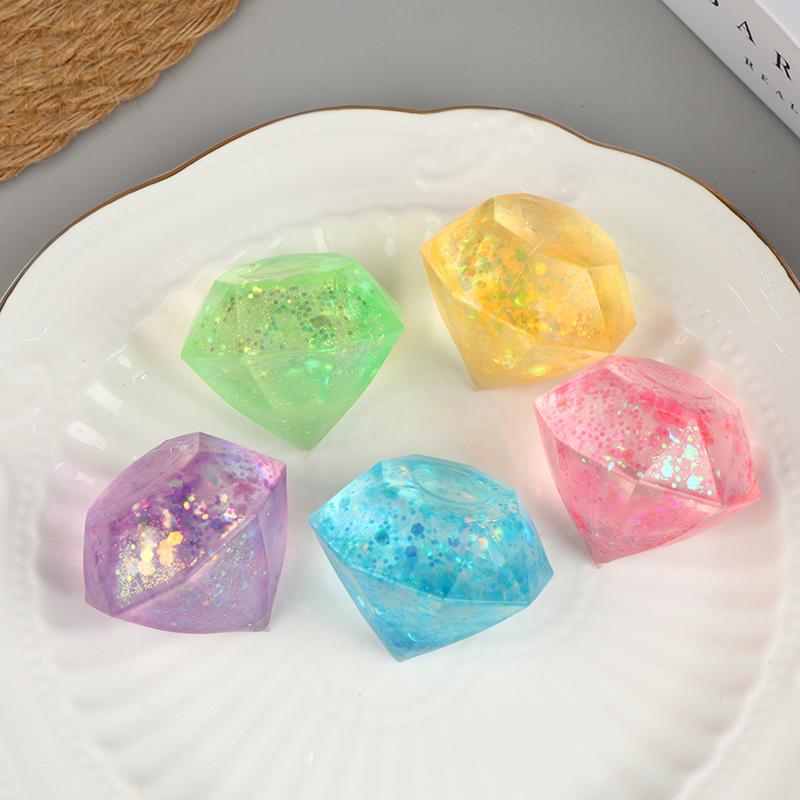 

Slow Rise Squishy Tabas Fidget Toys Anti-Stress Toys Gel Ice Cube Square With Decompression Vents Sensory For Adults And Kids