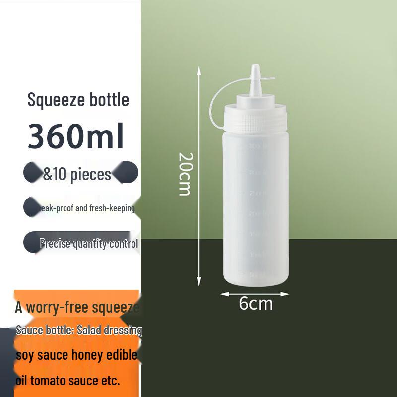 Homeglen Plastic Squeeze Seasoning Bottles