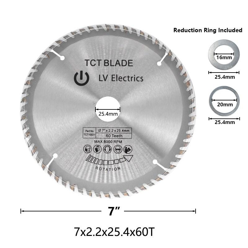 1 buc lamă de ferăstrău circulară 4" 6" 7" 8" inch lamă de ferăstrău din carbură de tungsten pentru lemn disc de tăiere TCT pentru prelucrarea lemnului