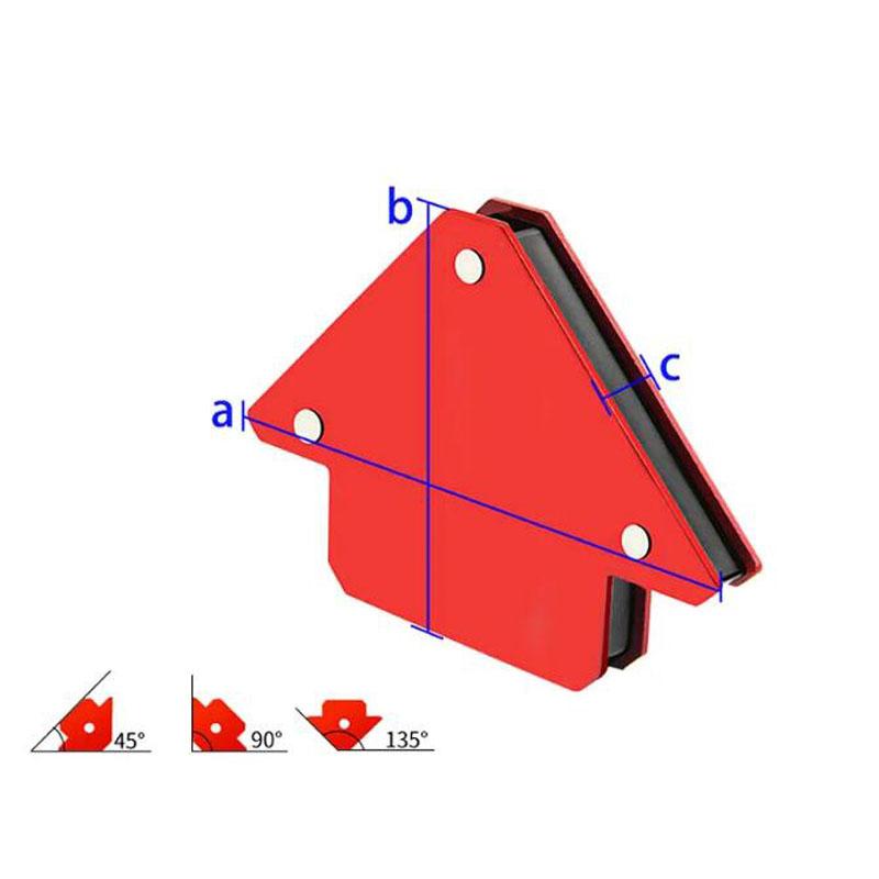 

Магнитный сварочный угловой держатель Позиционер Локатор для сварки углов Магнитный сварочный магнитный держатель Small