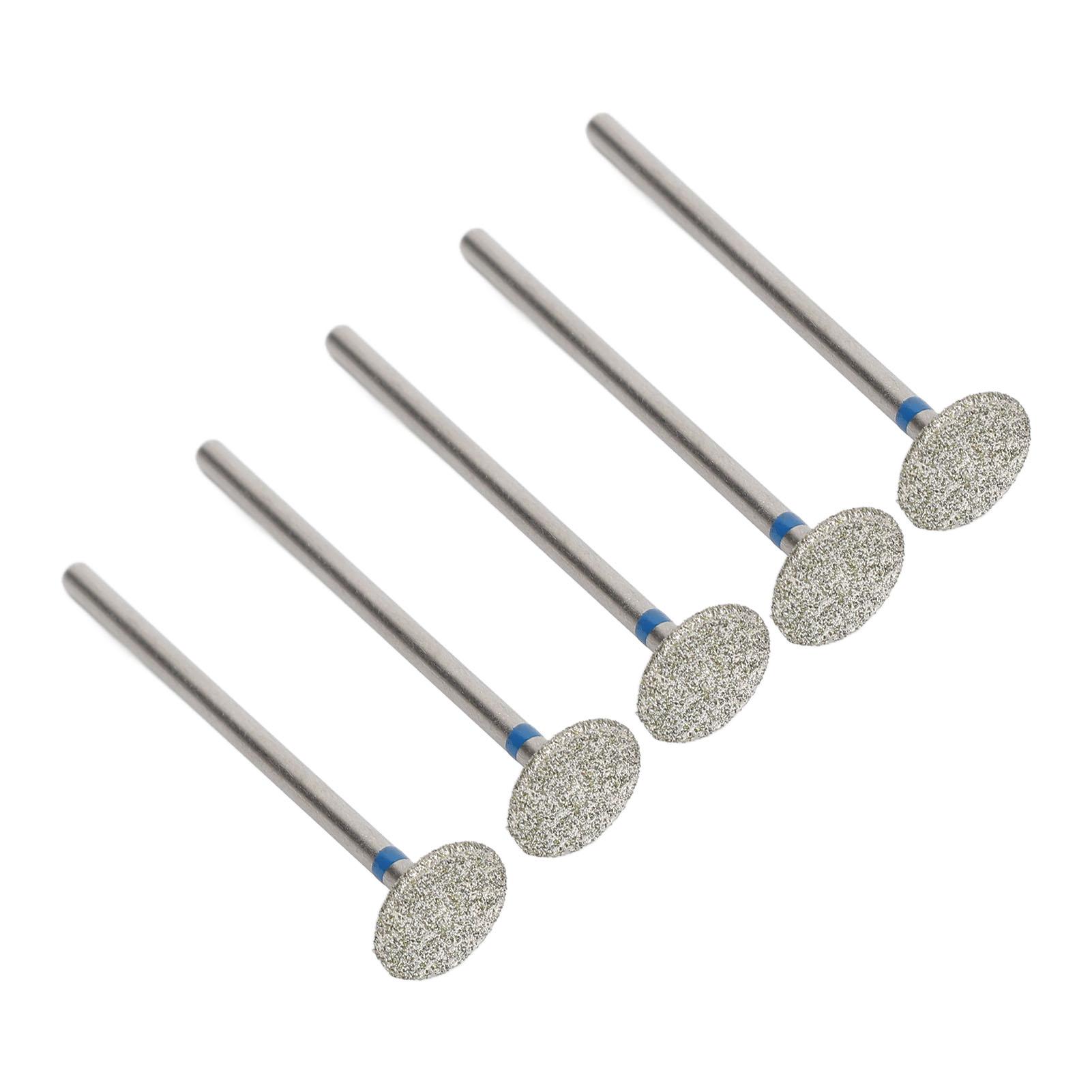 

5 шт. Алмазные шлифовальные конические насадки для маникюрного аппарата для полировки, шлифовки