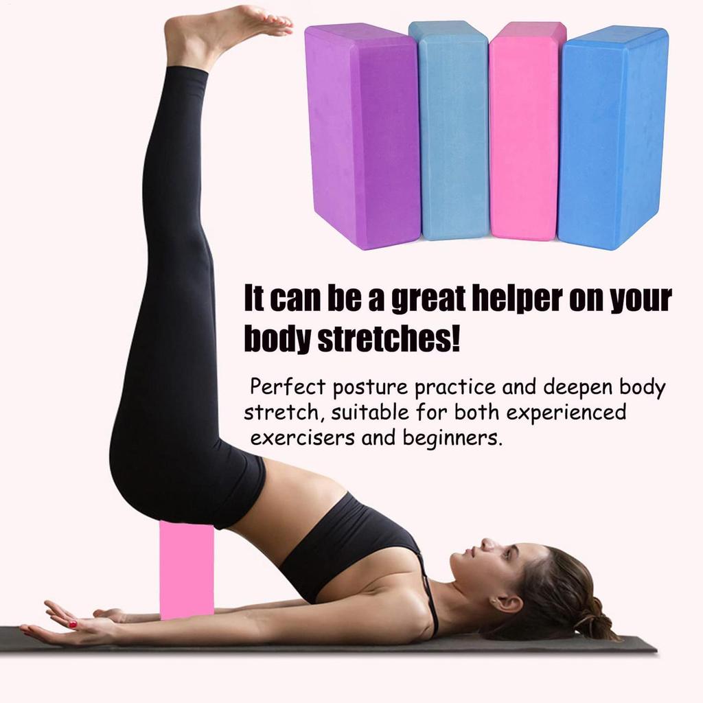 EVA Gym Blocks Foam Brick Training Exercise Fitness Equipment Dance Yoga Auxiliary Tool Stretching Body Shaping Yoga Blocks