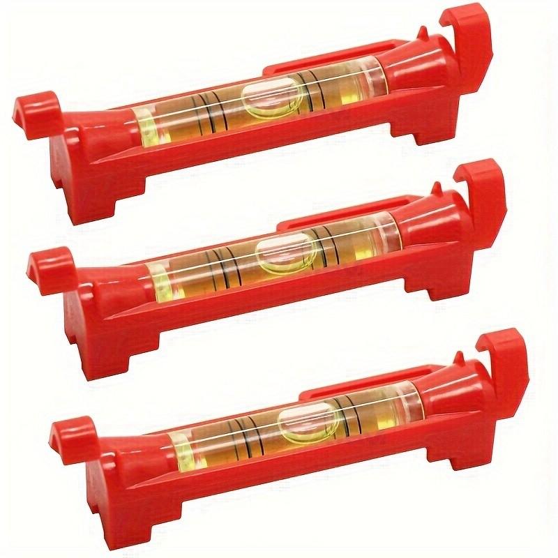 

3Pc Red Hanging Bubble String Level – Leveling Ground/Brick/Construction/Surveying/Engineering