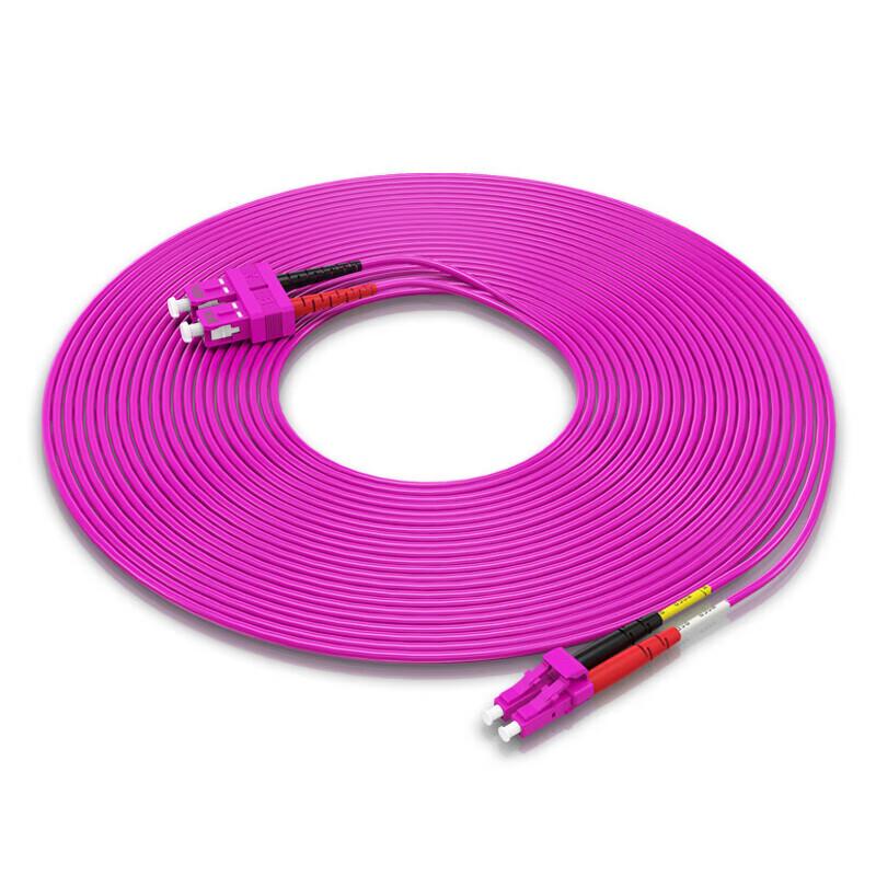 Shengwei OM4 LC-SC Multimode Duplex Fiber Patch Cable