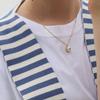 De,deer Ancre Freshwater Pearl Necklace [2103N009]