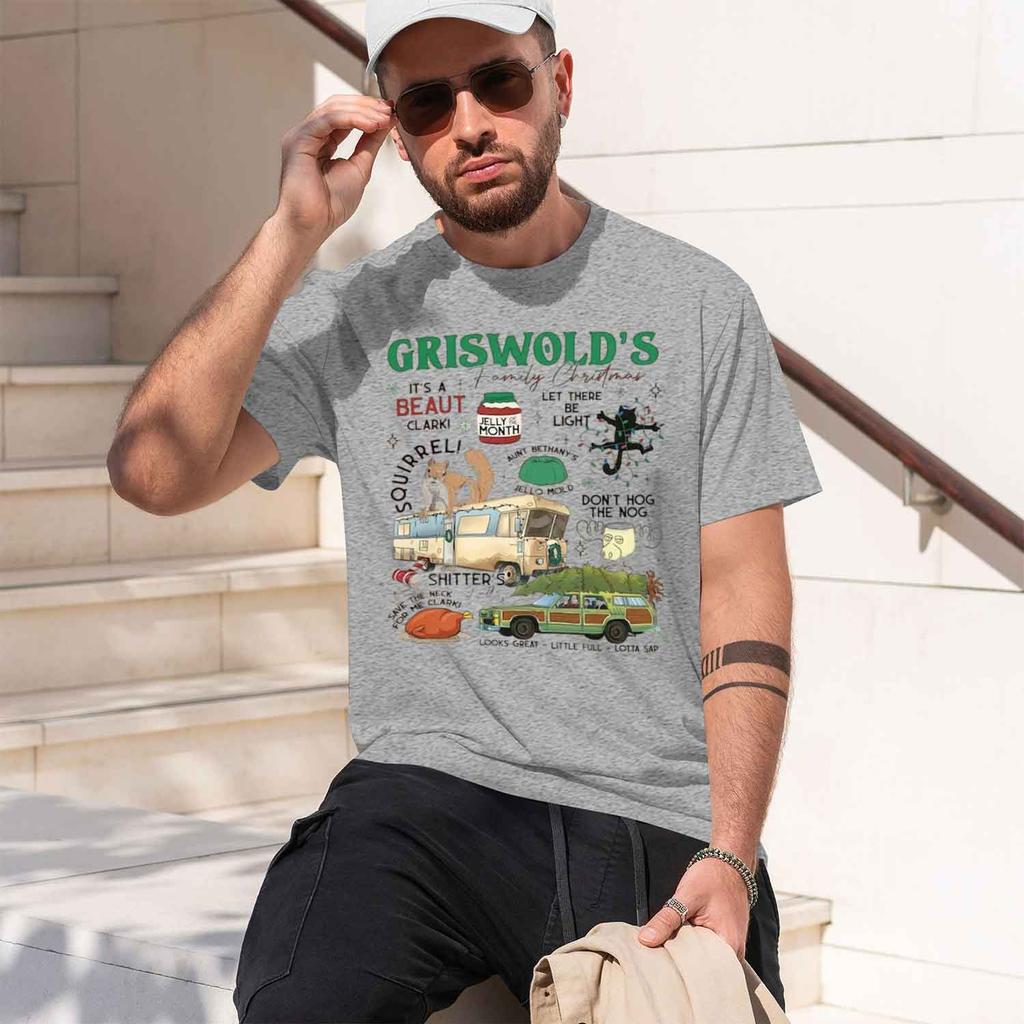 2026 New Model Unisexs Shortsleeve Griswold Christmas Sweatshirt Co Sweater Tree Farm Family Vaion National Lampoons Euphoria Cl