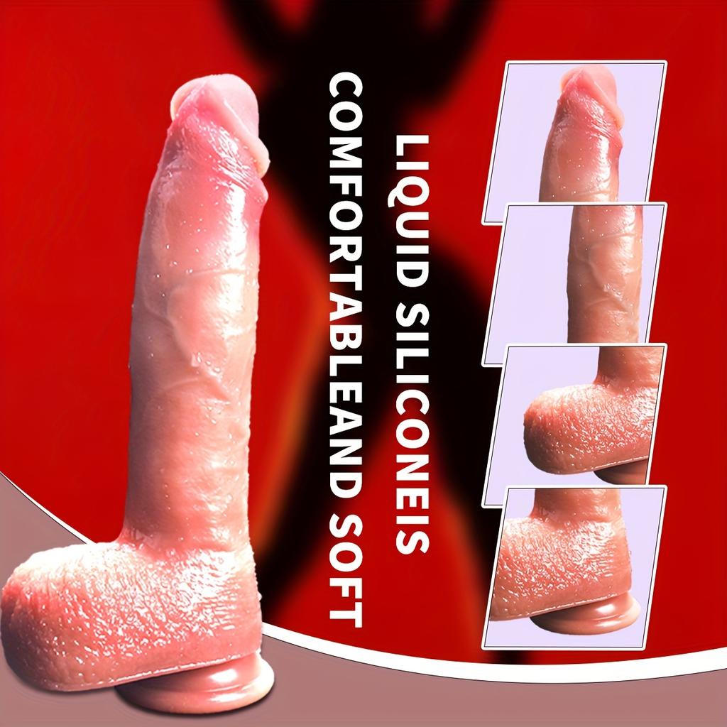 9,48palcový Thrusting Dildo Vibrátor s 10 tahovými a 10 vibračními režimy, dálkovým ovládáním. Ideální pro G-bod a anální stimulaci. Vhodné pro muže, ženy