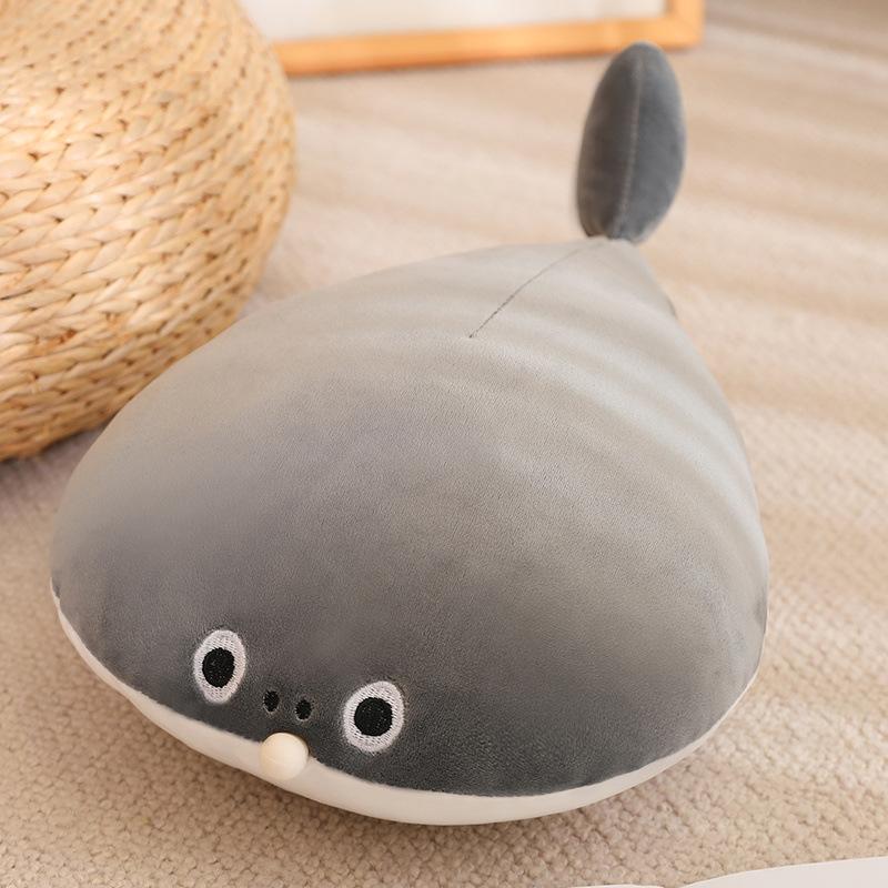 Sacabambaspis, A Soft Shelled Turtle That Squeaks And Spits Bubbles, Is A Plush Toy Pillow Pendant 40cm/0.2kg серый