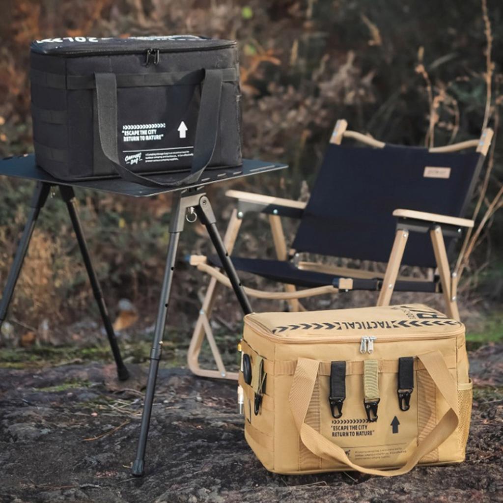 Kochgeschirr Aufbewahrungstasche Outdoor Camping Organizer Tragetasche Große Kapazität Aufbewahrungstasche für Outdoor-Grillen Reisen