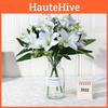Flower Lily Silk Stems For Home Office Decor Gift For Valentines Day Christmas Party