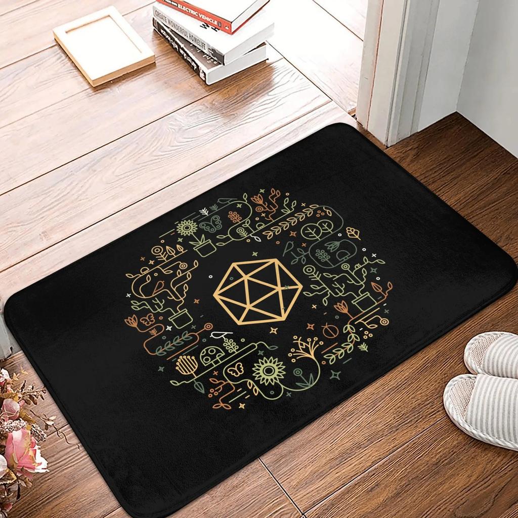 Welcome Initiative Doormat Non-Slip Kitchen Bath Mat Toilet Door Floor Doormat for Entrance Gamer Cave All-Weather