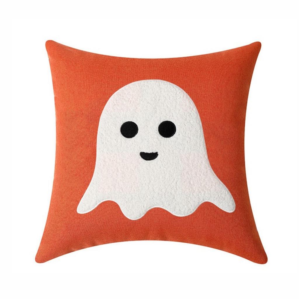 Halloween Printed Pillowcase Square Pillowcase Sofa Pillowcase No Core Comfortable Pillowcase