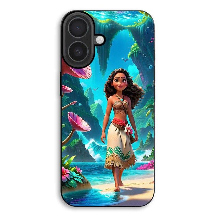 Coque de téléphone - MANIACASE - iPhone 17 - Silicone TPU - VAIANA ART ANIME - Souple