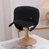 Hat Men's Winter Plus Velvet Thick Flat Top Hat Outdoor Cold Protection Fashionable Ear Protection Duck Tongue Warm Cotton Hat