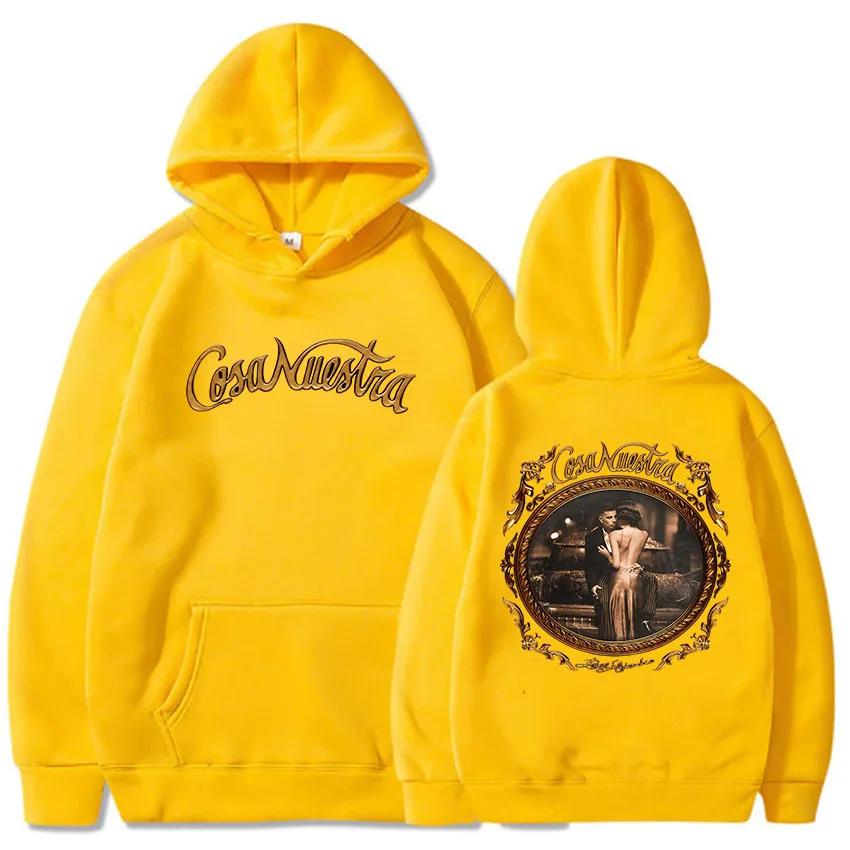 Rauw Alejandro Coca Nuestra Album Hoodies Streetwear Hip Hop Men Women Clothing Casual Hooded Winter Soft Sweatshirt Print Hoody