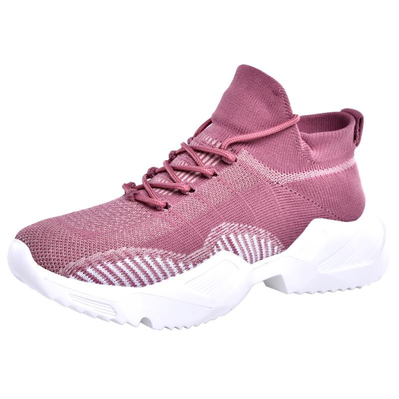 Fashion Men's and women's high top solid color lace-up casual sneakers comfortable breathable flat couple training running shoes