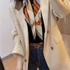 Luxury Silk Scarfs Square Scarf Korean Fashion Kerchief Popular Silk Scarves Bandanna Wraps Scarf Decoration Shawl 70*70Cm