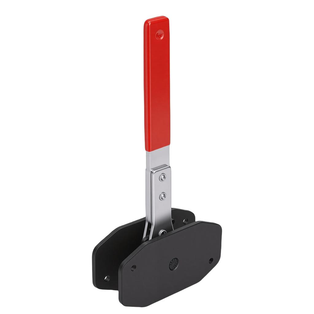 Strumento di compressione pinza freno con 2 ganci Cricchetto rotante a 360 gradi Spingipistone pinza Manico rosso